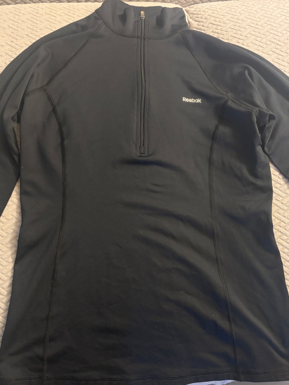 Reebok Women’s Black Half-Zip Athletic Pullover